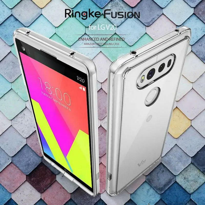 imágenes para Caja Del Teléfono Móvil Para LG V20 Ringke Caso Cristalino de La Contraportada y Tenue Tpu Híbrido Gota Proteger imágenes para Caja Del Teléfono Móvil Para LG V20 Ringke Caso Cristalino de La Contraportada y Tenue Tpu Híbrido Gota Proteger