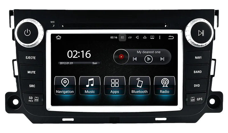 Android 8,0 dvd-плеер автомобиля gps навигации для Smart Fortwo 2012 2013 с Bluetooth Радио USB SD AUX Wi-Fi 4 ядра 4 г+ 32 г