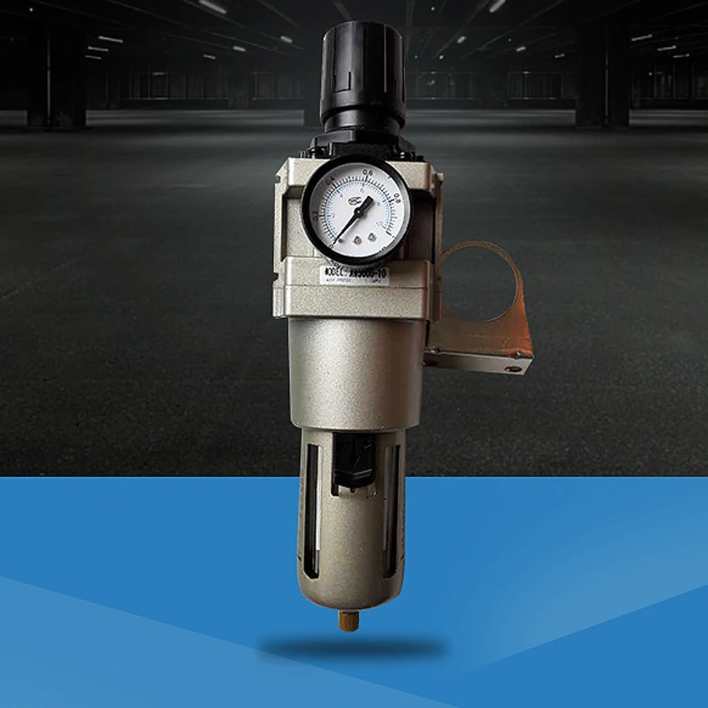 

AW5000-10 1/4'' Air Filter Regulator Moisture Trap Pressure Gauge Compressor