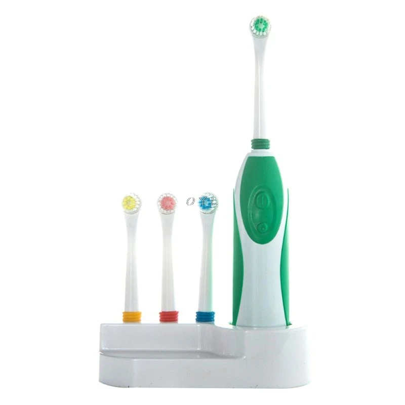 

Electric Toothbrush Clean Tooth Gums Rotating Brush Head Replacement Waterproof Adults Children