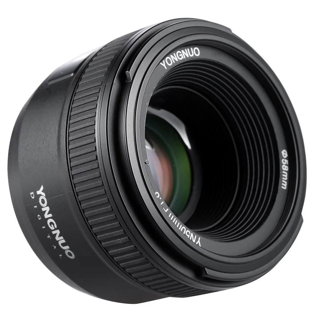 Объектив YONGNUO YN50mm F1.8 с большой апертурой и автофокусом для Nikon D800 D300 D700 D3200 D3300 D5100 D5200 D5300 объектив камеры