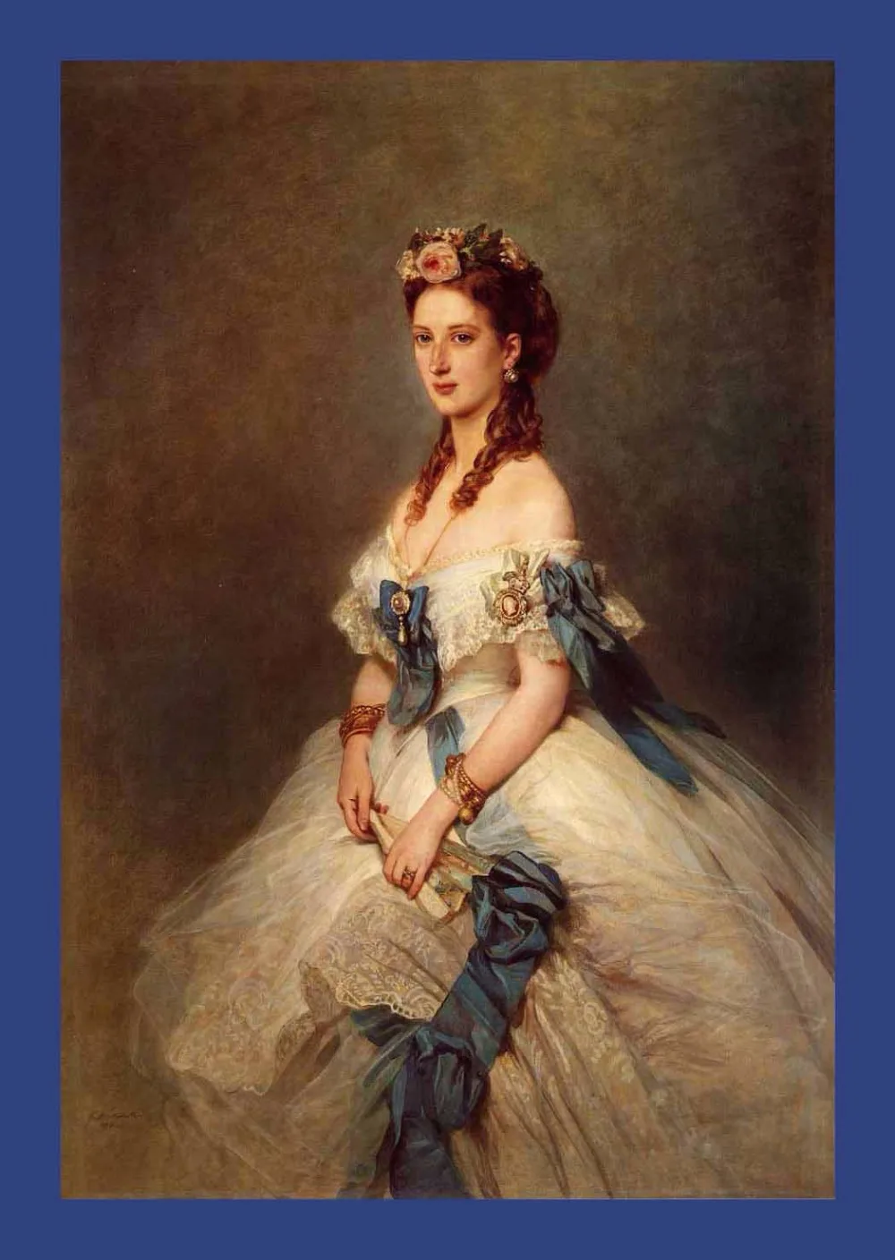 

Needlework DIY 14CT unprinted embroidery Crafts Home decor French DMC Counted Cross Stitch Kit/Set Empress Elisabeth of Austria