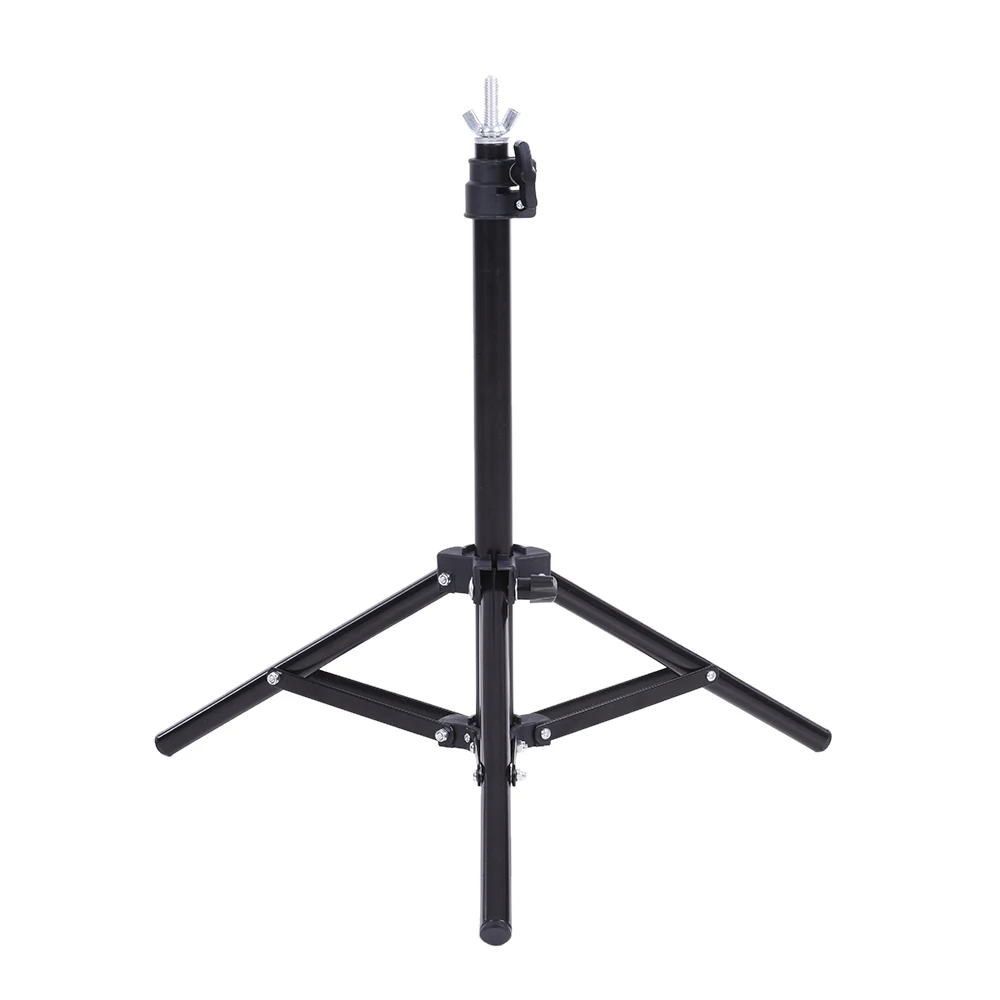 

Andoer Small Photography Studio Video Metal Support Stand System Kit Set w/ Crossbar & 3 * Clamps for PVC Backdrop Background