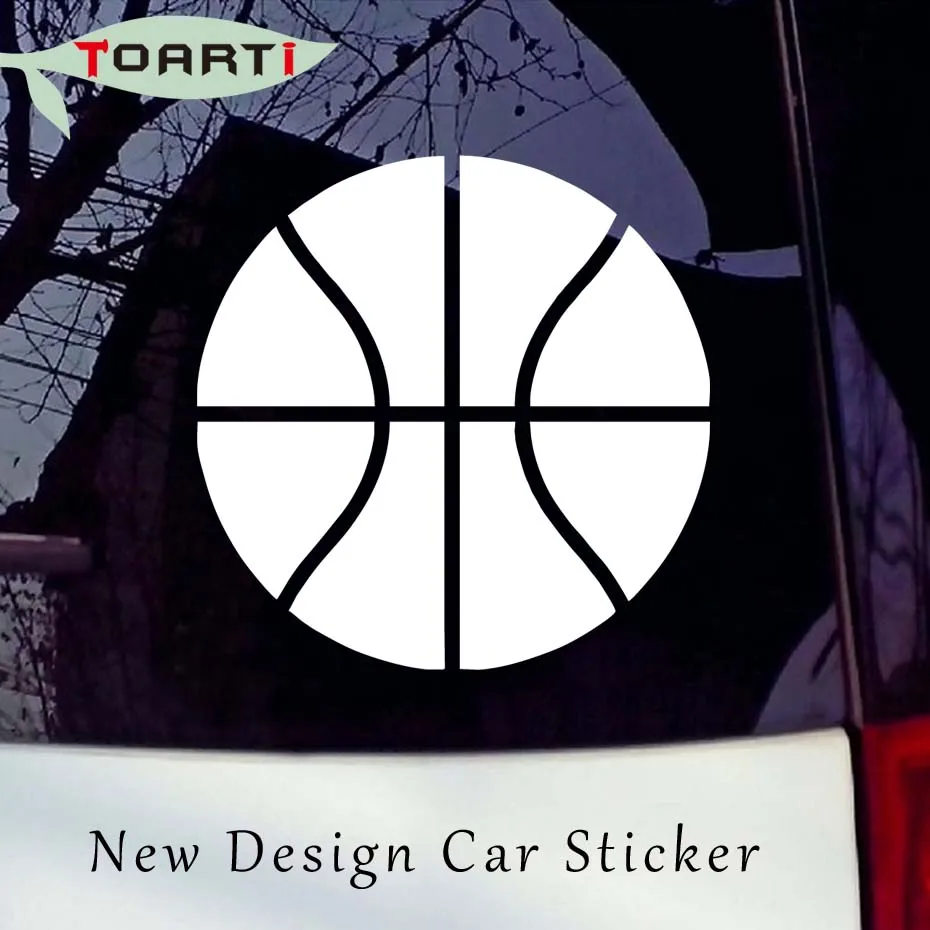 Buy 10.2*10.2CM Basketball Decal Car Sticker For Truck