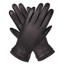 Leather Gloves Men'S Autumn And Winter Plus Velvet Warm Driving Gloves Windproof Waterproof Touch Screen Sheepskin Gloves M18004 Leather Gloves Men'S Autumn And Winter Plus Velvet Warm Driving Gloves Windproof Waterproof Touch Screen Sheepskin Gloves M18004