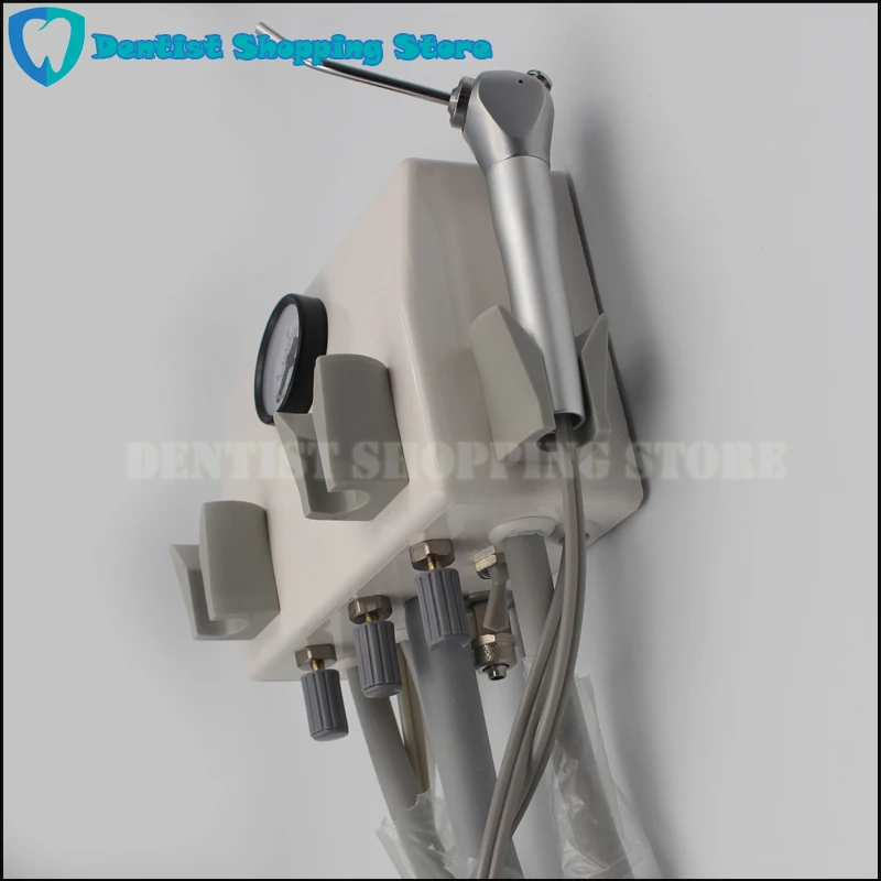  Dental Mobile Unit Wall Type Hanging Dental Lab Portable Turbine Unit Handpiece Testing