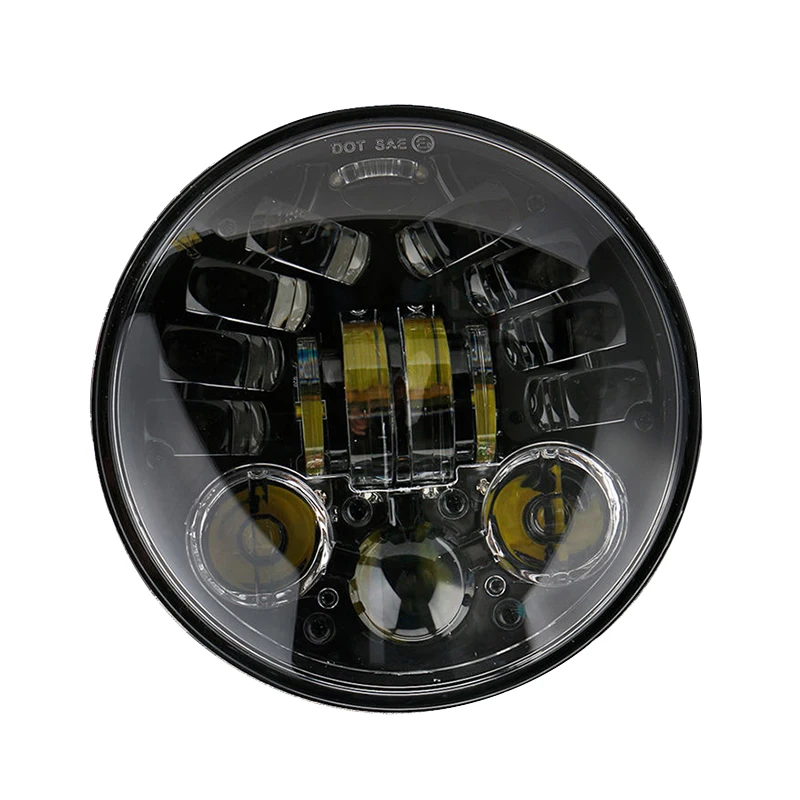 5 75 дюймов DRL Поворотная сигнальная фара для Harley Dyna Sportster 1200 48 883 3/4 &quotпроектор