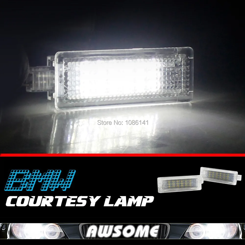 2x LED ÉTAPE COURTESY LIGHT LAMPE BLANC CÔTÉ ÉTAPE PORTE FOOTWELL ZONE