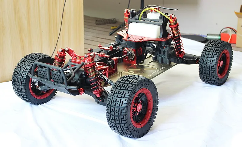 9 лошадиных сил 1/5 Масштаб RC 4WD задний прямой мост DRAGON HAMMER 9HP грузовик совместимый LOSI Derset Багги XL LOS05001 RMCK XCR