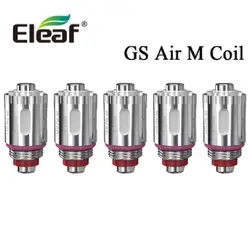 100% оригинал Eleaf GS Air Coil Head 5 шт./упак. GS Air M 0.6ohm головка для Eleaf Tance Max Pod Kitfor электронная сигарета Vape танк катушки