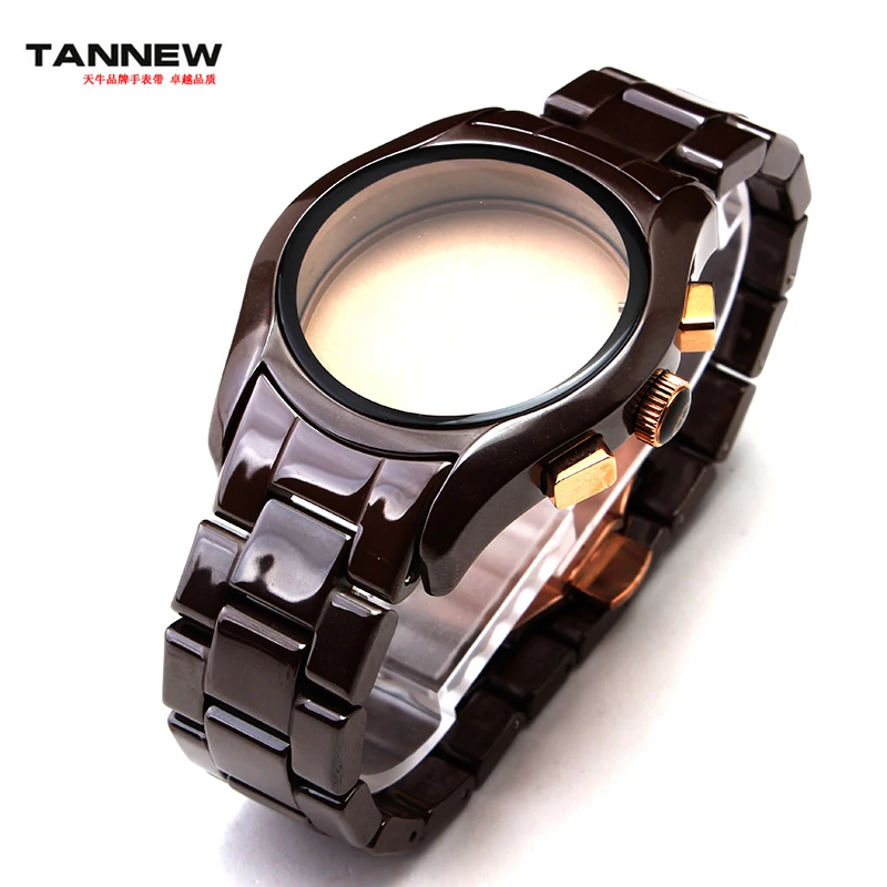 

The new ceramic strap watch strap 22mm black strap with butterfly buckle strap for AR1446