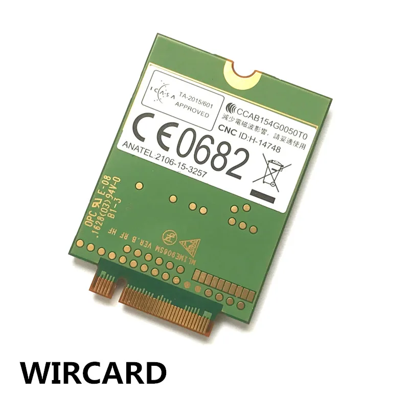 Для ME906S 158 FRU 00JT491 LTE 4G Card для Thinkpad L460 T460P T560 X260 P50s L560 X1 YOGA CARBON|3G модемы| |