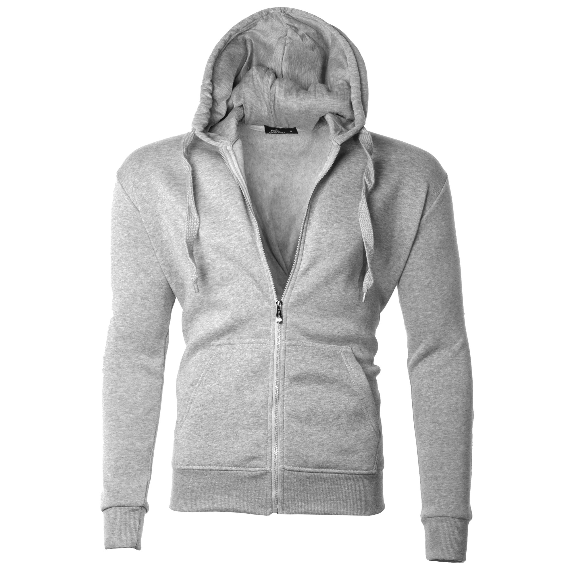 Men's Moisture Wicking Fleece-Lined Full-Zip Up Hoodie (4)