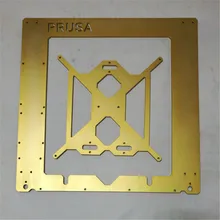 Horizon Elephant DIY Reprap Prusa i3 3d Printer golden color metal frame Reprap Mendel Prusa i3 aluminum alloy Frame 6 mm thick