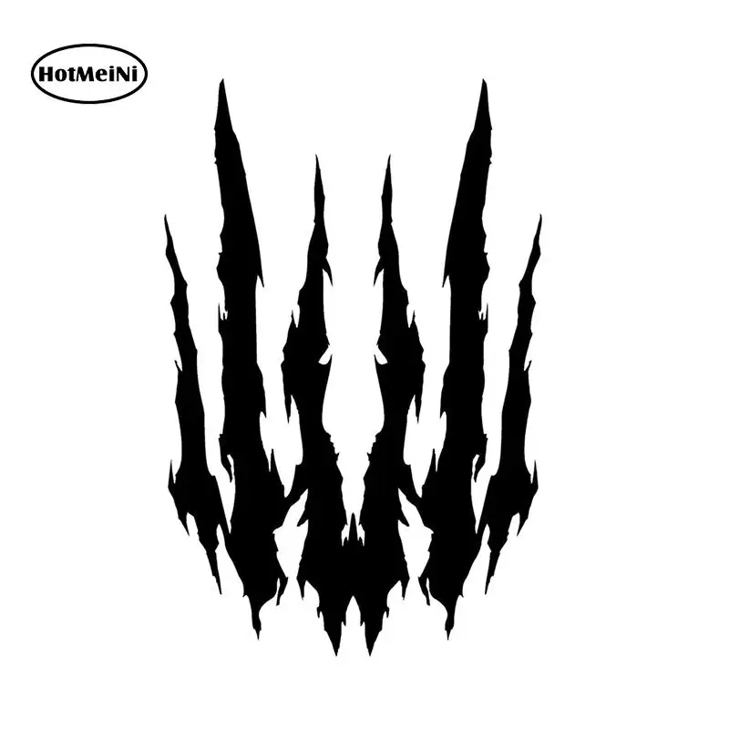 

HotMeiNi Monster Animal Scratch Claw Marks Car Auto Vinyl Decal Graphic Car Sticker Waterproof Black/Silver 11cm*16.8cm