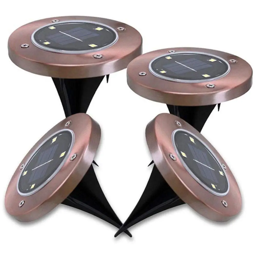 

Solar Ground Light LED Waterproof Outdoor Path Garden Landscape Spike Lighting Dark Sensing Landscape Lights for Lawn Pathway