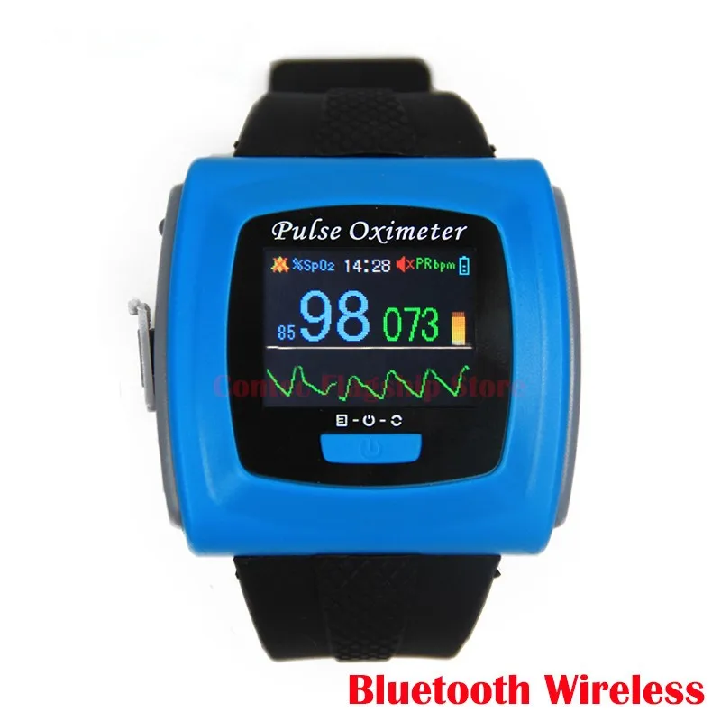 Free Shipping CMS50FW CE FDA Wireless Bluetooth Wrist Oximeter Pulse Oxygen SPO2 Monitor oximetro de dedo