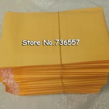 100 шт./лот 110*130 мм Пузырьковые почтальоны объемные конверты упаковка сумки крафт пузырчатая, для отправки Сумка-конверт желтый