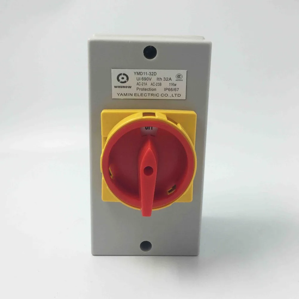 electrical isolator switch lockable