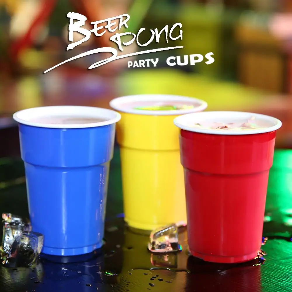 

OTOR 60pcs 7oz 8oz Disposable Cup PP Plastic Cup Colorful Travel Cup Home Office Drinking party cups