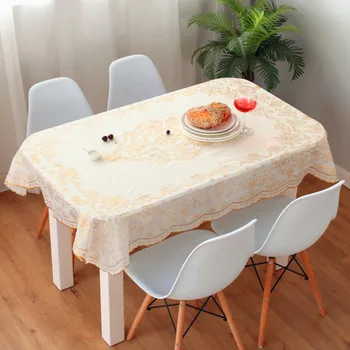 

NIOBOMO flower plastic PVC rectangle tablecloth waterproof and oiproof garden hotel home dining table cloth