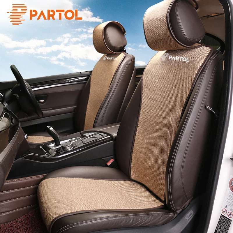 

Partol Universal Car Seat Cover Small Waistline Car Seat Protector Automobile Seat Cushion Pad Mat for Auto Front Rear Back Seat