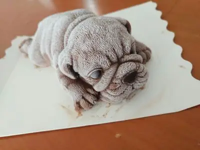 

Bulldog silicone mold pudding soap cake hand making material silicone molds