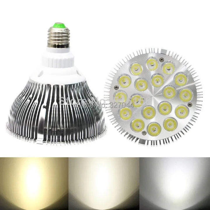 

Wholesale 8PCS/lot White Shell Color 36W PAR38 LED Spotlight bulb,AC100-277V LED Downlight,free Shipping