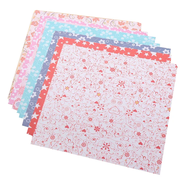 PPYY NEW-1 упак. цветочный квадратный складной кран оригами Chiyogami Craft Lucky Wish paper Размер: (L) X (W): 15X15 см