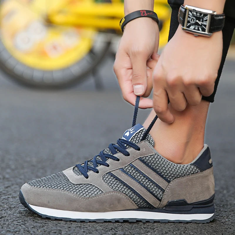 

Hot sale 2018 Men Casual shoes adults sneakers Puncture Proof Durable Breathable lace-up Protective Fashion Footwear