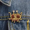 Flying Spaghetti Monster Brooch Cartoon Octopus Shape Noodles Brooches Women Lapel Pin Fashion Enamel Brooch Jewelry ► Photo 1/6