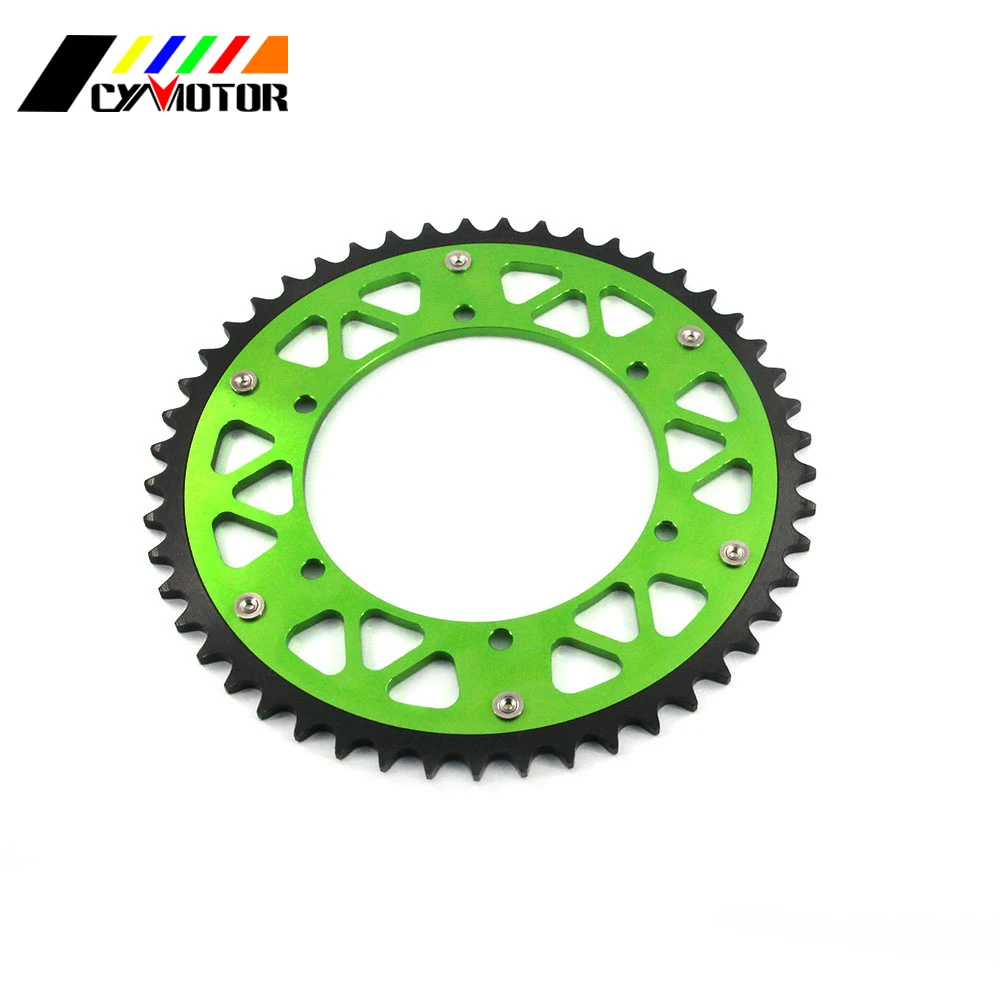 Motorcycle 44 46 47 48 49 50 51 52 Rear Chain Sprocket For KAWASAKI