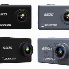 SOOCOO S300 4K 30fps Экшн-камера 2,3" сенсорный ЖК-пульт дистанционного управления Водонепроницаемая спортивная видеокамера с Wi-Fi широкоугольный объектив камеры 170 градусов