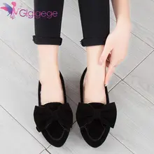 Glglgege/зимние женские лоферы на меху без шнуровки; женская плюшевая обувь на плоской подошве; теплая плюшевая обувь для вождения лодки; Новая женская Повседневная однотонная обувь