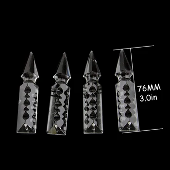 

35pcs 76mm Crystal Glass Spear Sword Lamp Chandelier Prism X'mas Wedding Pendant