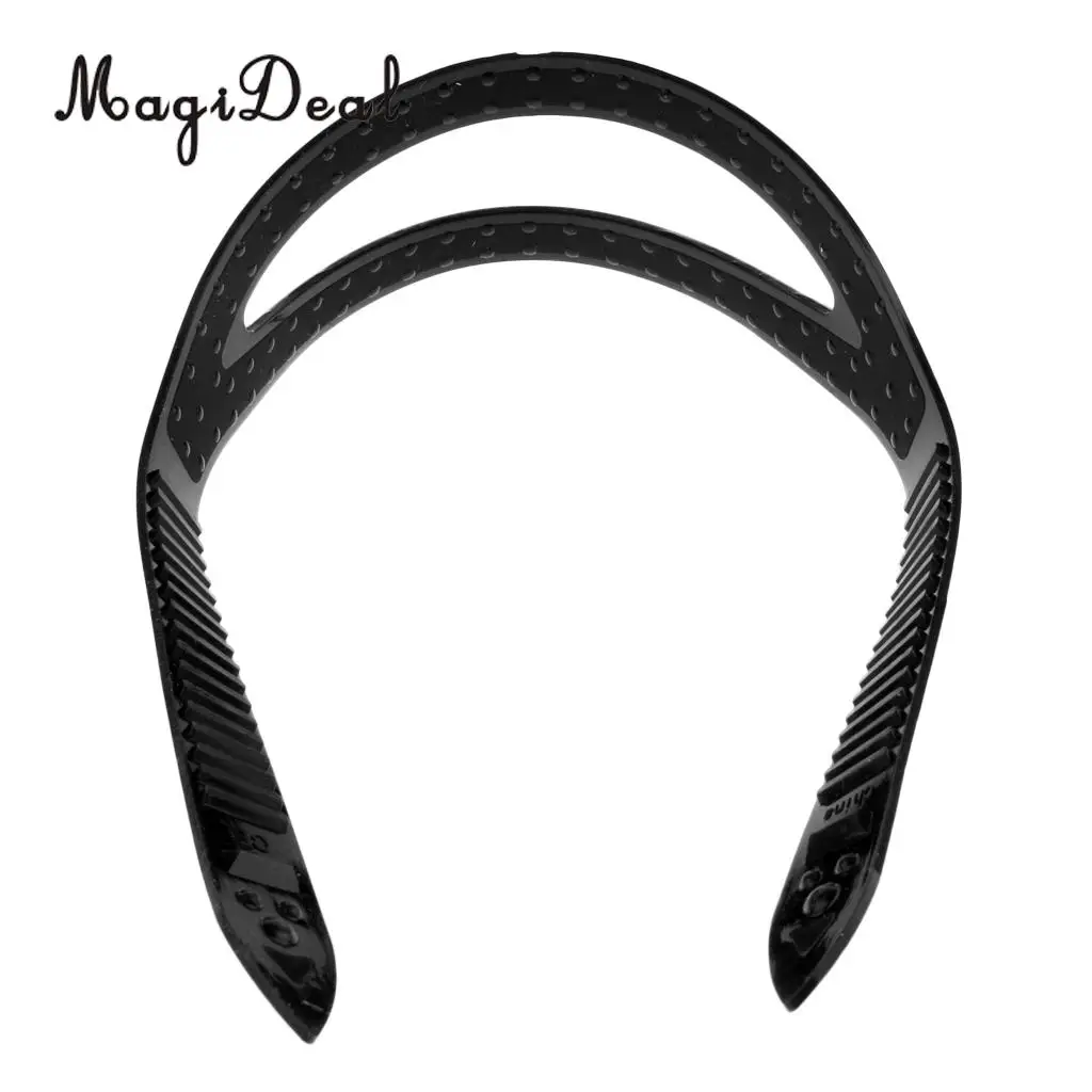 MagiDeal Universal Silicone Mask Strap Scuba Dive Snorkeling Mask Replacement Strap for Diving Spearfishing Water Sport Black