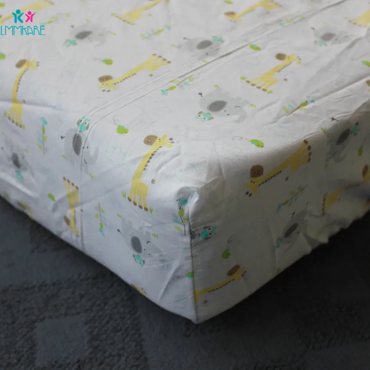 Fitted Sheet Детские мягкие бортики для кровати зеленый и крутой мир мультфильм Вышивка Узор простыня для детской кроватки стеганая сумка для хранения хлопок детские постельные принадлежности набор унисекс - Цвет: Fitted Sheet