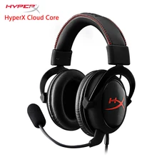 HyperX Cloud core Игровая гарнитура Автоматическое шумоподавление наушники AMP USB звуковая карта продается отдельно