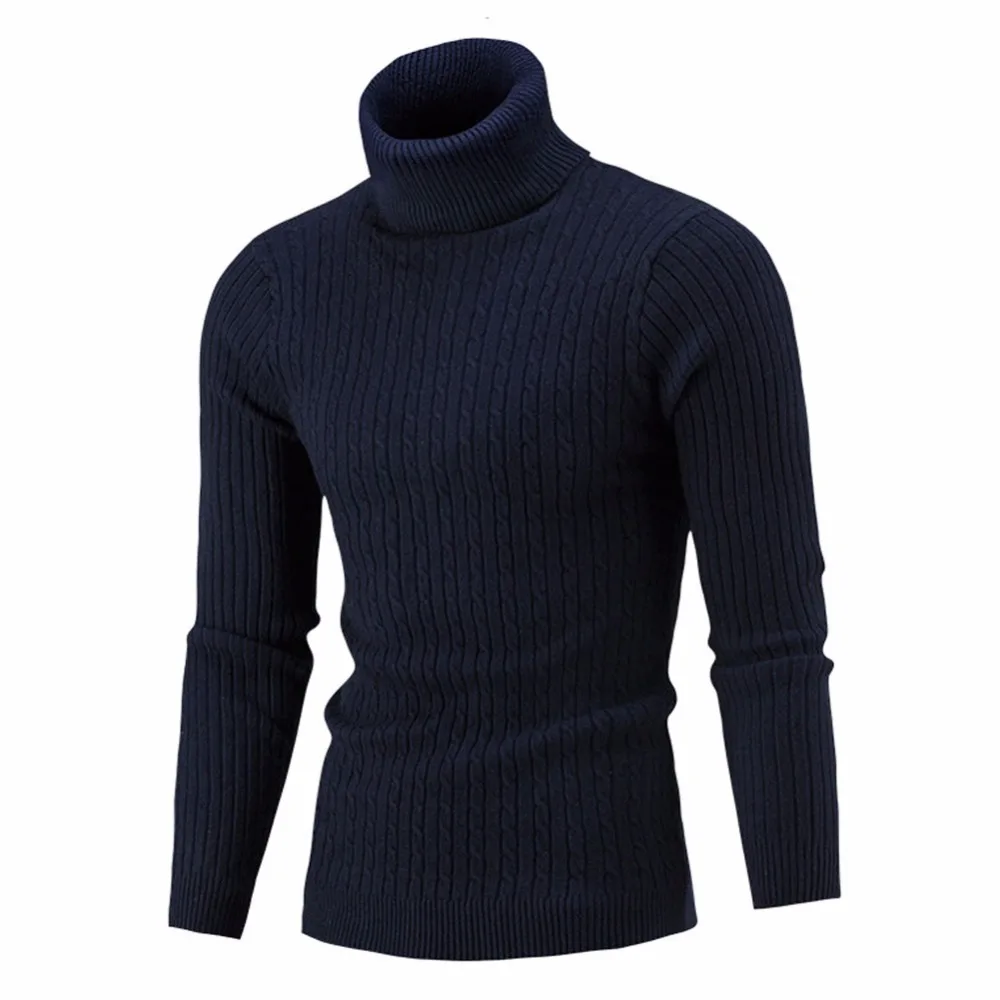 Sweater Men 2019 Brand Pullovers Casual Sweater Male High Collar Solid Simple Slim Fit Knitting Mens Sweaters Man Pullover Men Sweater Men 2019 Brand Pullovers Casual Sweater Male High Collar Solid Simple Slim Fit Knitting Mens Sweaters Man Pullover Men