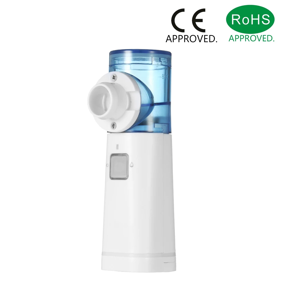 

Carevas Medical Handheld Mesh Nebulizer for Asthma COPD Portable Respiratory Medicine Inhaler Atmoizer Ultra Silent with Masks