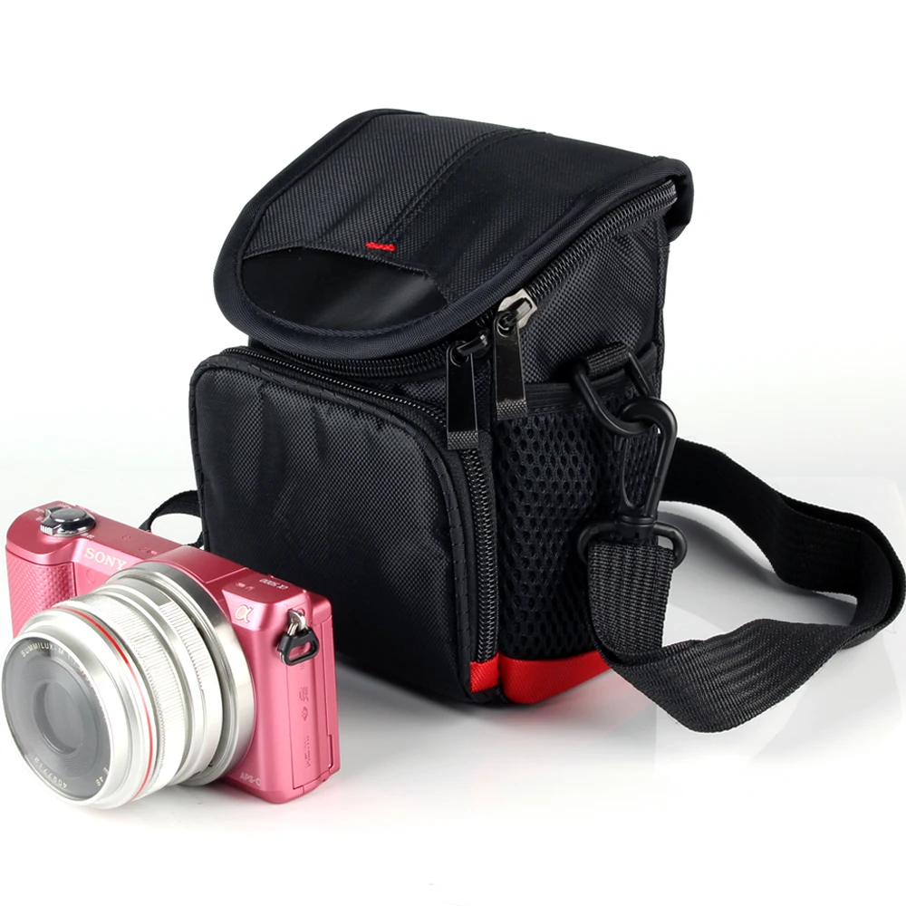 

Camera Bag with strap for Fujifilm Samsung Sony Olympus Panasonic Canon Nikon Pentax Point-and-Shoot and Compact Cameras Case