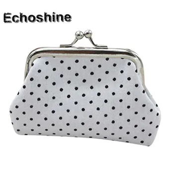 

2016 new brand and fashion Womens Dot cloth purse Small Wallet Holder Coin Purse Clutch Handbag Bag & wholesale A3000