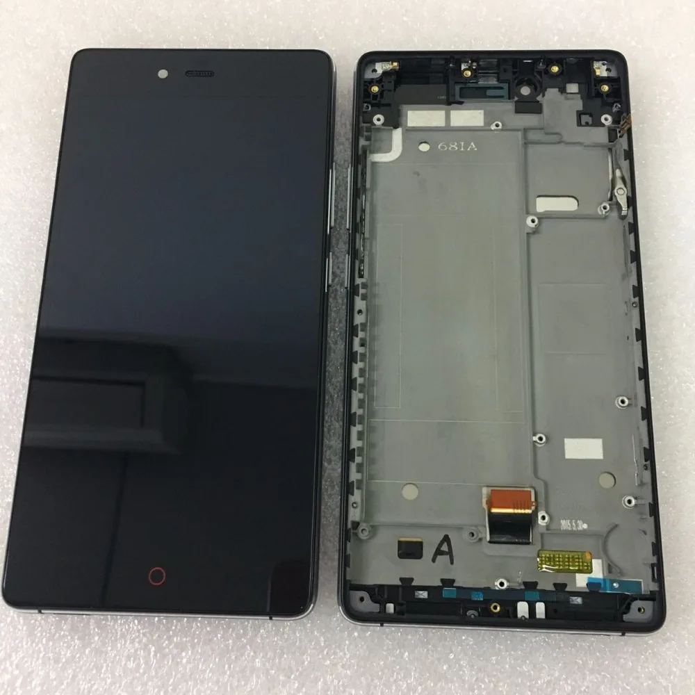 For ZTE Nubia Z9 Max NX510J NX512J LCD Display Touch Panel Screen Digitizer Glass Assembly +Frame+tools | Мобильные телефоны и