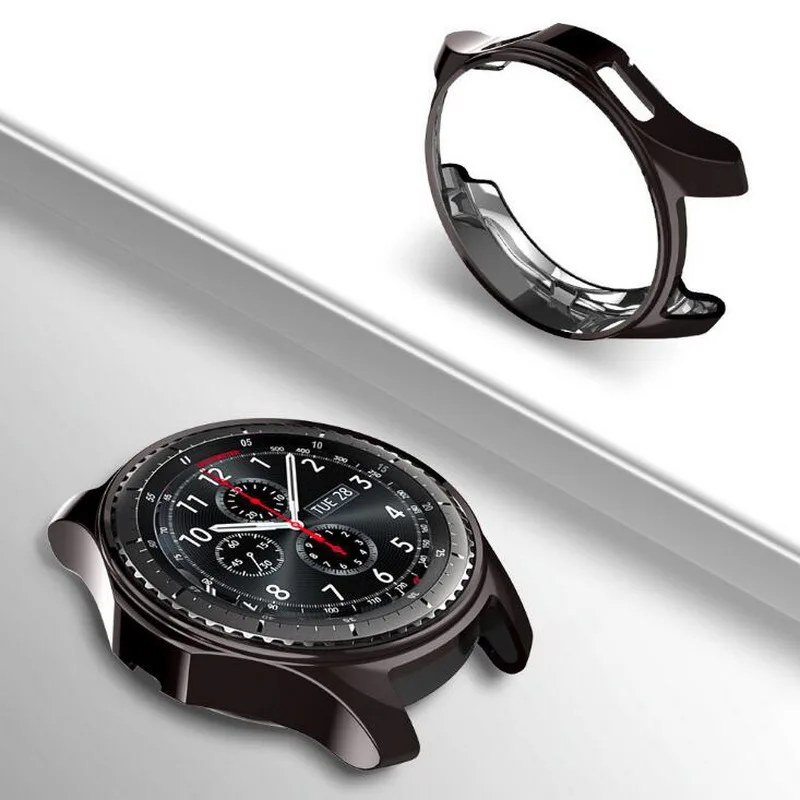 Мягкий чехол для смарт часов из ТПУ Samsung Galaxy Gear S3 Frontier Classic Watch 46 мм ультра тонкий