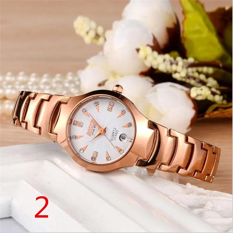 

New fashion watch stainless steel neutral leisure luxury business watch. 81