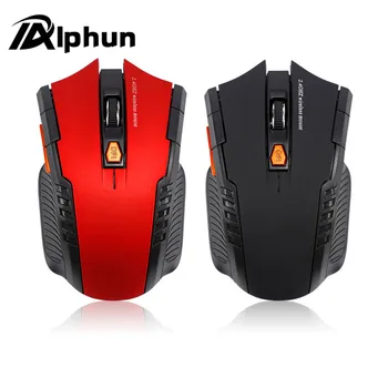 

Alphun 2017 New Wireless Mouse 1600DPI 2.4G Gaming Mouse Laser Mouse Gamer Silence Built-in Battery Computer Mice For PC Laptop