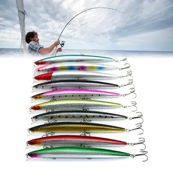 

New Style Sea Fishing Hard Bait Set 18cm/26g Plastic Simulated Lure Jigs Slowing Sinking Bait Gear Hooks Freshwater Saltwater