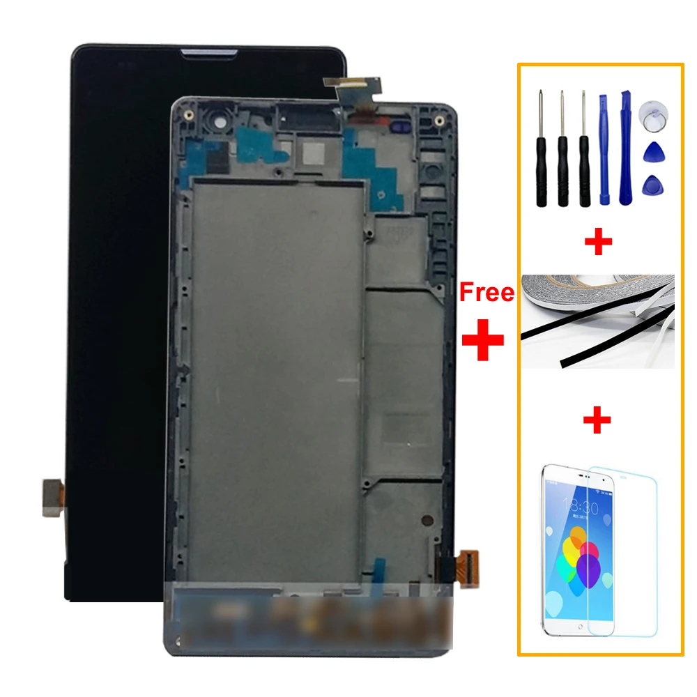 

New Grade A+++ 5 Inch LCD With Frame LCD Screen Display For HUAWEI Honor 3C LCD Screen With Digitizer