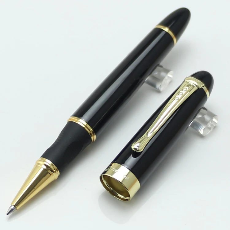 Jinhao X450 высокое качество 0,7 мм Ручка-роллер Металлический Золотой зажим без пенал для карандашей ручки Caneta писать подарочные ручки - Цвет: 19