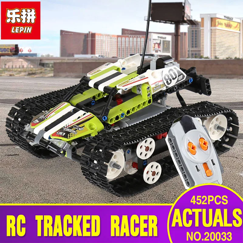 Lepin 20033 452pcs Technic Series The RC Track Remote-control Race Car Set Educational Building Blocks Bricks Toys legoing 42065 Lepin 20033 452pcs Technic Series The RC Track Remote-control Race Car Set Educational Building Blocks Bricks Toys legoing 42065